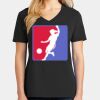 Ladies Core Cotton V-Neck Tee Thumbnail