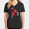 Ladies Core Cotton V-Neck Tee Thumbnail