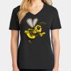 Ladies Core Cotton V-Neck Tee Thumbnail