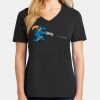 Ladies Core Cotton V-Neck Tee Thumbnail