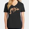 Ladies Core Cotton V-Neck Tee Thumbnail