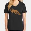 Ladies Core Cotton V-Neck Tee Thumbnail