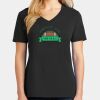 Ladies Core Cotton V-Neck Tee Thumbnail