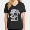 Ladies Core Cotton V-Neck Tee Thumbnail