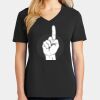 Ladies Core Cotton V-Neck Tee Thumbnail