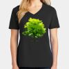 Ladies Core Cotton V-Neck Tee Thumbnail