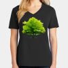 Ladies Core Cotton V-Neck Tee Thumbnail