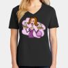 Ladies Core Cotton V-Neck Tee Thumbnail