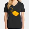 Ladies Core Cotton V-Neck Tee Thumbnail