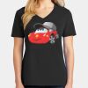Ladies Core Cotton V-Neck Tee Thumbnail