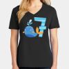 Ladies Core Cotton V-Neck Tee Thumbnail
