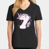 Ladies Core Cotton V-Neck Tee Thumbnail