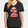 Ladies Core Cotton V-Neck Tee Thumbnail
