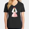 Ladies Core Cotton V-Neck Tee Thumbnail
