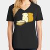 Ladies Core Cotton V-Neck Tee Thumbnail