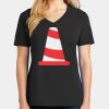 Ladies Core Cotton V-Neck Tee Thumbnail