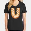 Ladies Core Cotton V-Neck Tee Thumbnail