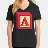 Ladies Core Cotton V-Neck Tee Thumbnail