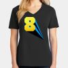 Ladies Core Cotton V-Neck Tee Thumbnail