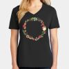 Ladies Core Cotton V-Neck Tee Thumbnail