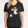 Ladies Core Cotton V-Neck Tee Thumbnail