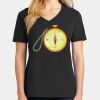 Ladies Core Cotton V-Neck Tee Thumbnail