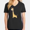 Ladies Core Cotton V-Neck Tee Thumbnail