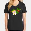 Ladies Core Cotton V-Neck Tee Thumbnail
