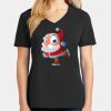 Ladies Core Cotton V-Neck Tee Thumbnail