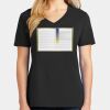 Ladies Core Cotton V-Neck Tee Thumbnail