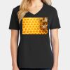Ladies Core Cotton V-Neck Tee Thumbnail