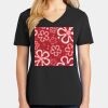 Ladies Core Cotton V-Neck Tee Thumbnail