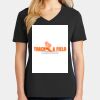 Ladies Core Cotton V-Neck Tee Thumbnail