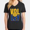 Ladies Core Cotton V-Neck Tee Thumbnail
