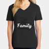 Ladies Core Cotton V-Neck Tee Thumbnail
