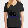 Ladies Core Cotton V-Neck Tee Thumbnail
