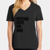 Ladies Core Cotton V-Neck Tee Thumbnail